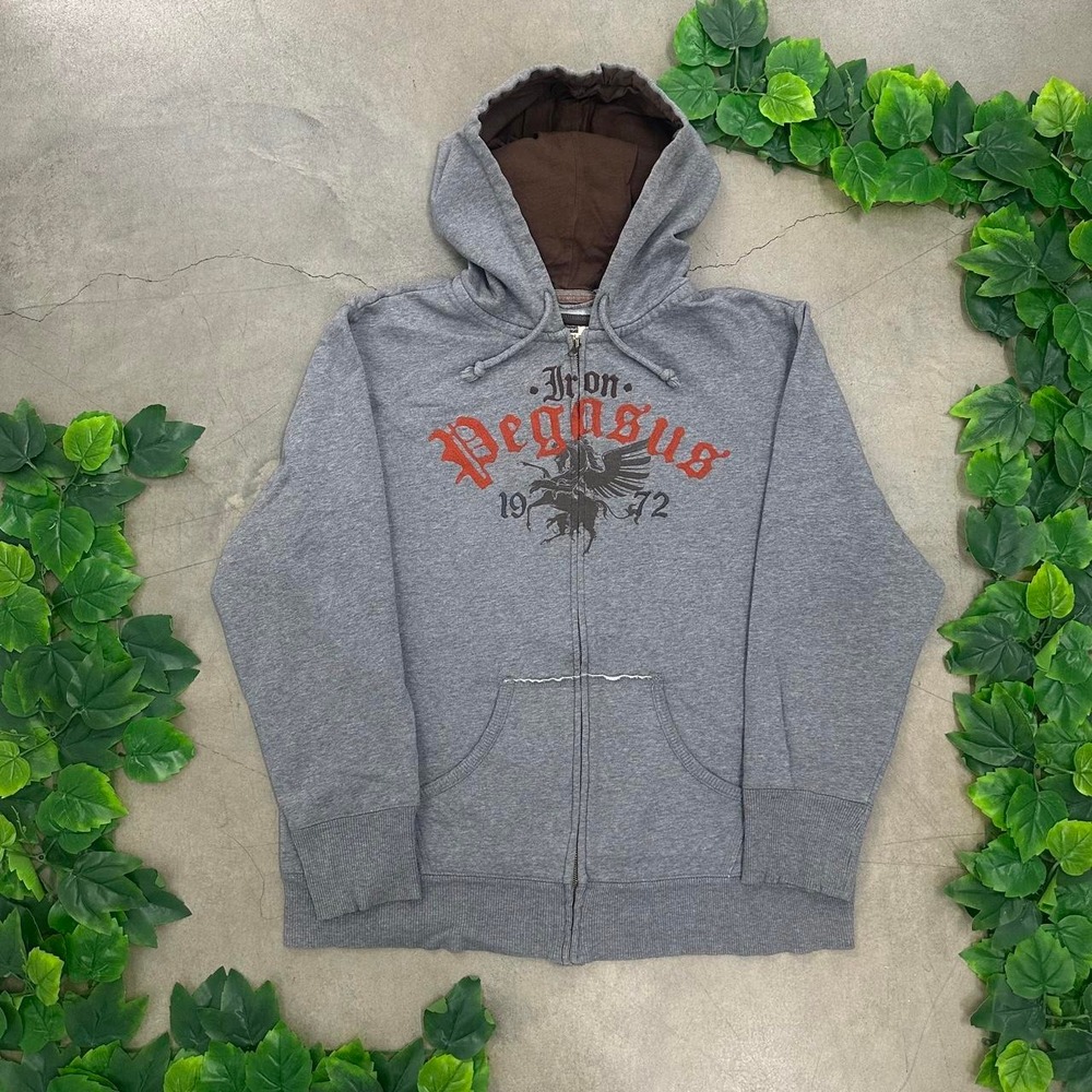 American Rag Cie Iron Pegasus Full Zip Hoodie